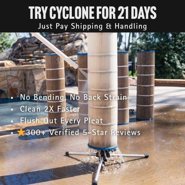 Cyclone Pool Filter Cleaning System (TSM)