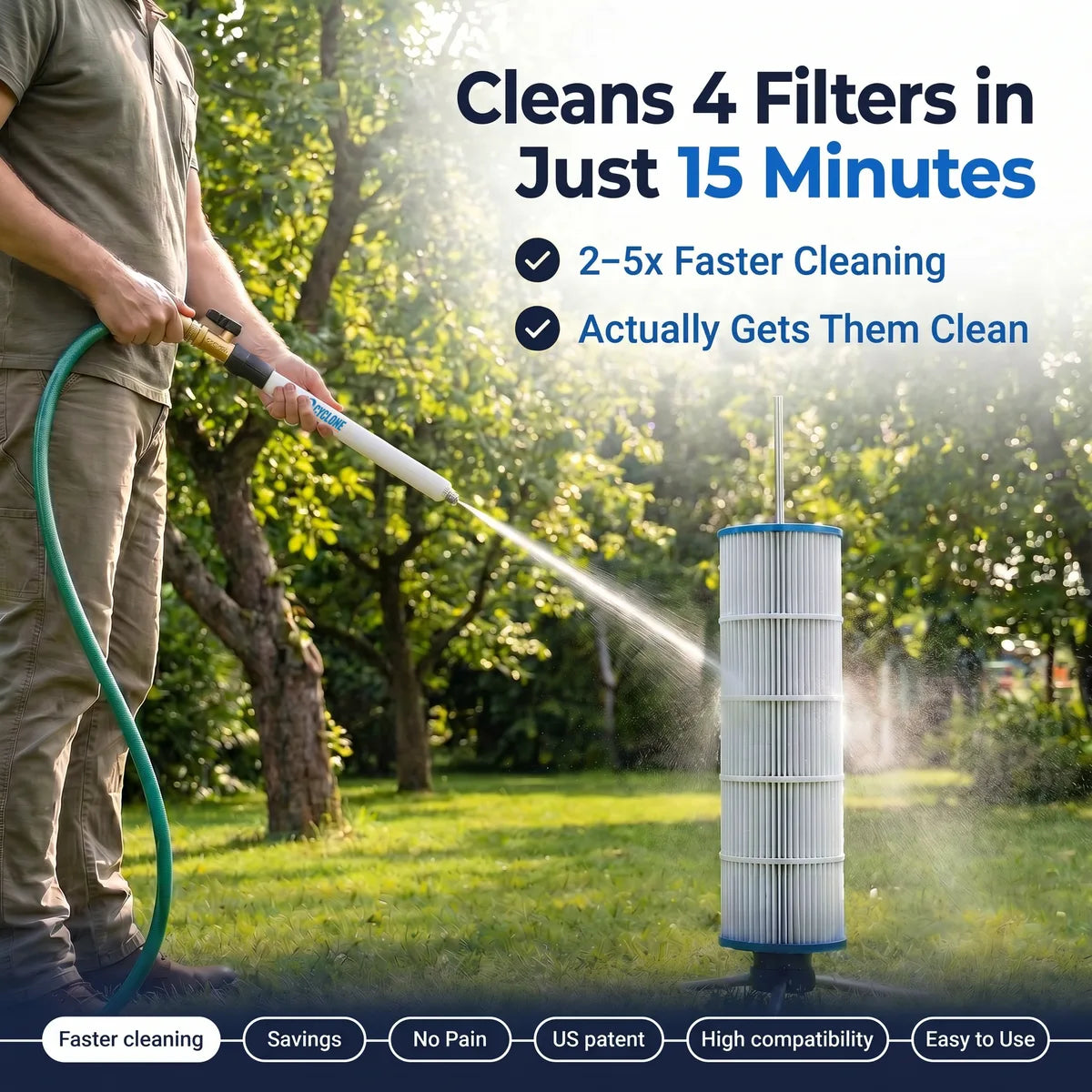 Cyclone Filter Cleaner -Deluxe-